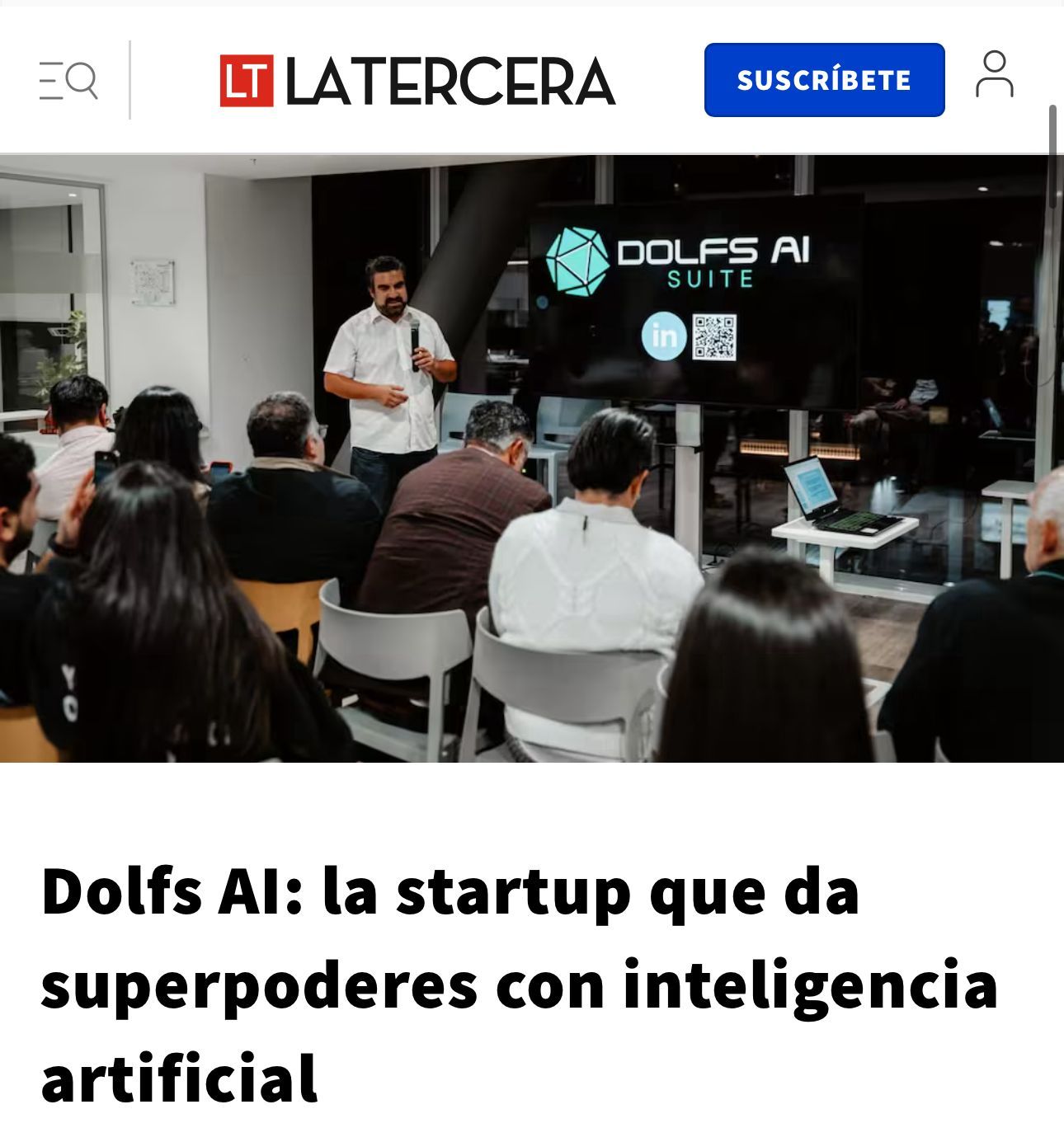 Dolfs AI: innovación chilena que escala al mundo, según La Tercera